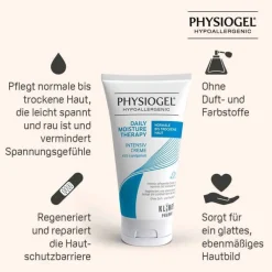 Physiogel Daily Moisture Therapy Intensiv Creme für normale bis trockene Haut, 150 ml