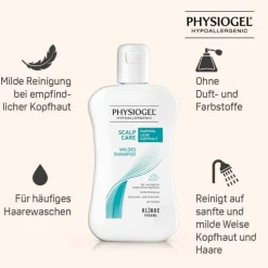 Physiogel Scalp Care mildes Shampoo für empfindliche Kopfhaut, 250 ml
