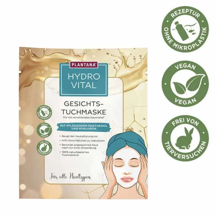 Plantana Hydrovital Ges.Tuchm.Panthenol & Hyaluron, 1 St
