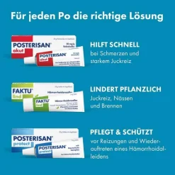 POSTERISAN akut 50 mg/g Rektalsalbe, 25 g