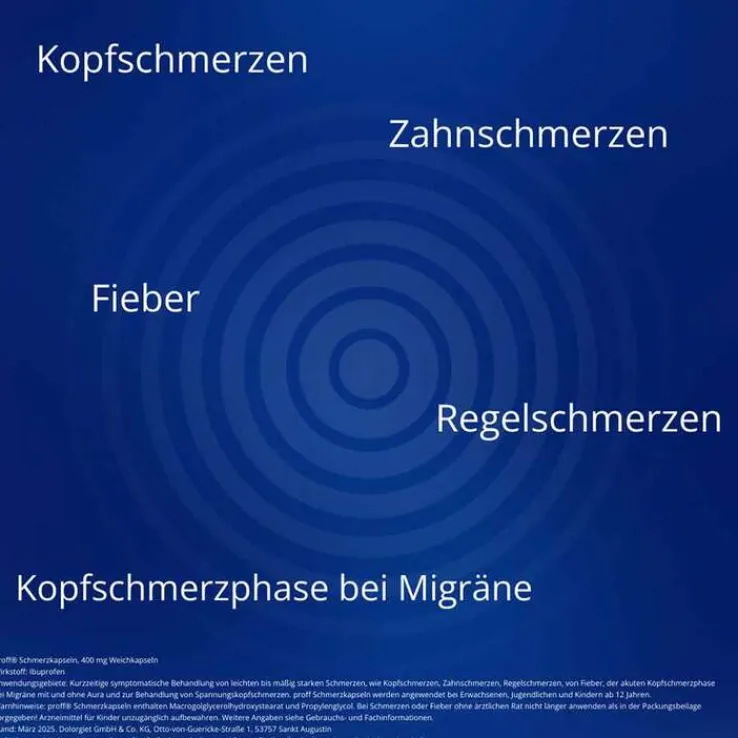 Proff Schmerzkapseln 400 mg, 20 St