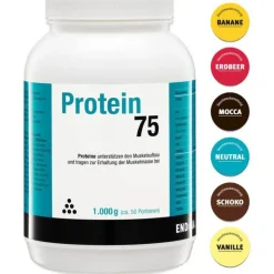 Protein 75 Vanille Pulver, 1000 g