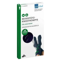 Provital Reisekniestrümpfe Größe 39 - 42 marine, 2 St