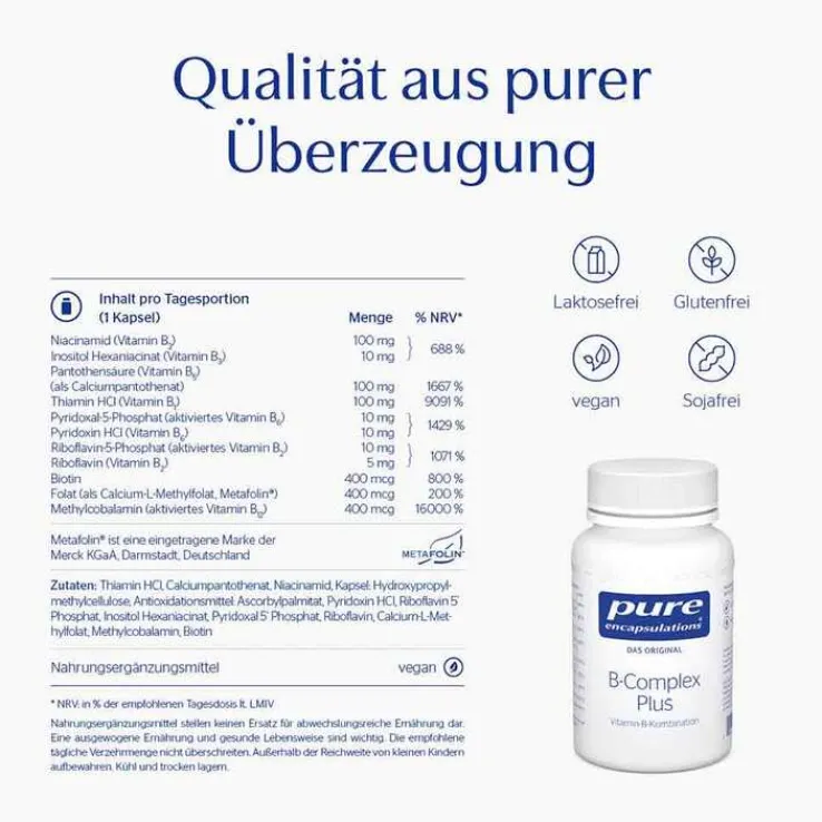 Pure encapsulations B-Complex Plus Kapseln, 60 St