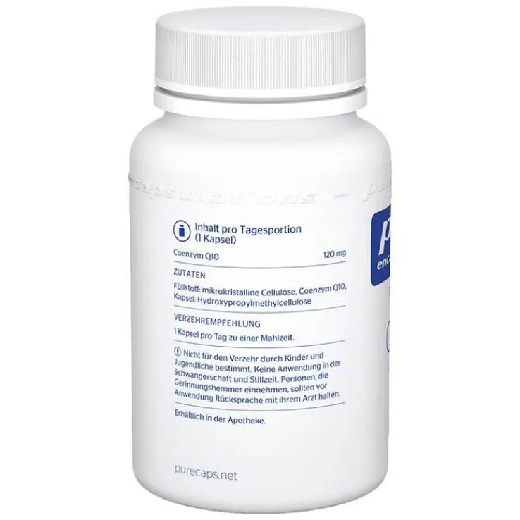 Pure Encapsulations CoQ10 120 mg Kapseln, 60 St