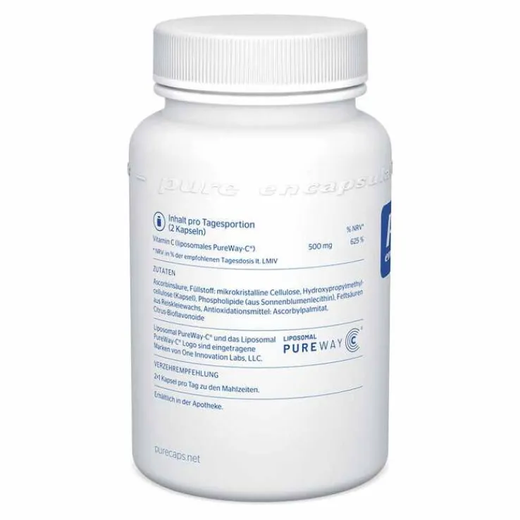 Pure Encapsulations Vitamin C liposomal Kapseln, 60 St