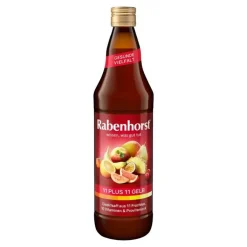 Rabenhorst 11 Plus 11 Multivitaminmehrfruchtsaft gelb, 700 ml