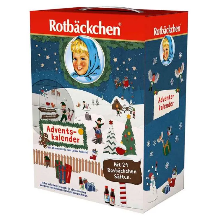 Rabenhorst Rotbäckchen Adventskalender, 24X125 ml