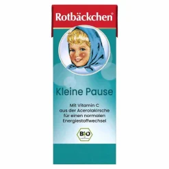 Rabenhorst Rotbäckchen Kleine Pause Bio Saft Tetra, 200 ml