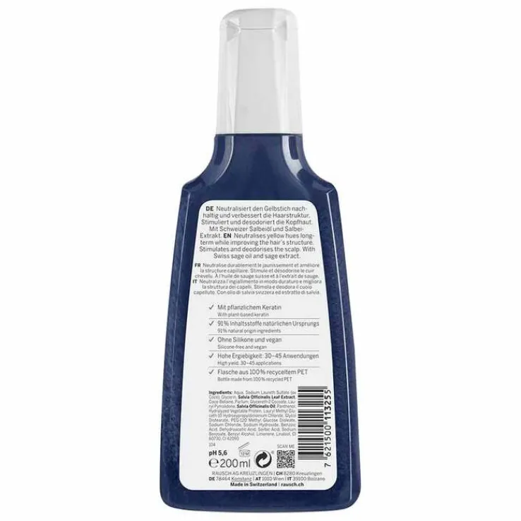 Rausch Silberglanz-Shampoo mit Salbei, 200 ml
