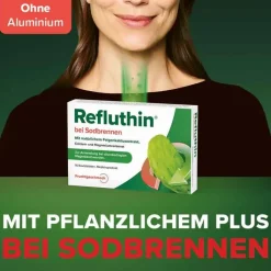Refluthin bei Sodbrennen Kautabletten Minze, 16 St