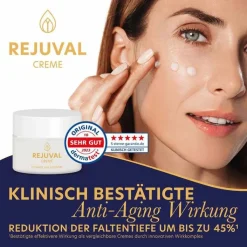Rejuval Gesichtscreme Anti-Aging mit Hyaluron, 50 ml