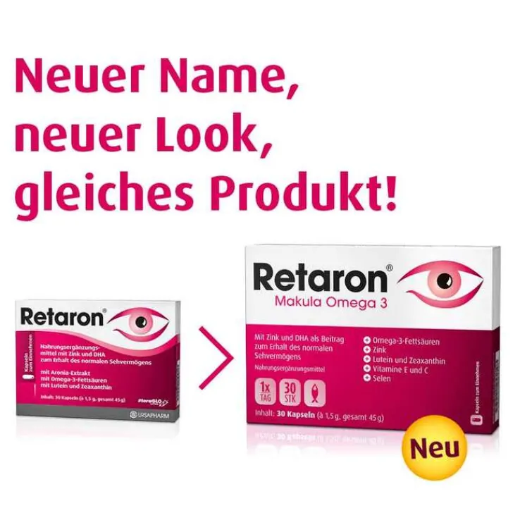 Retaron Makula Omega-3 Kapseln, 30 St
