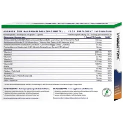 Revisleep Pro Schlafunterstützung mit Melatonin Kapseln , 30 St