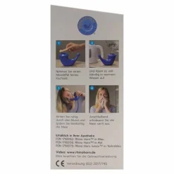 Rhino Horn Nasendusche blau, 1 St