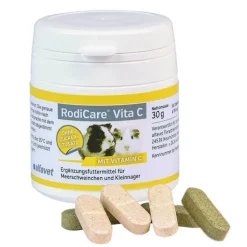 Rodicare Vita C Kautabletten für Kleinnager und Meerschweinchen, 30 g