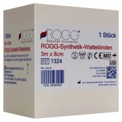 Rogg Synthetik Wattebinden 8cm x 3m, 1 St
