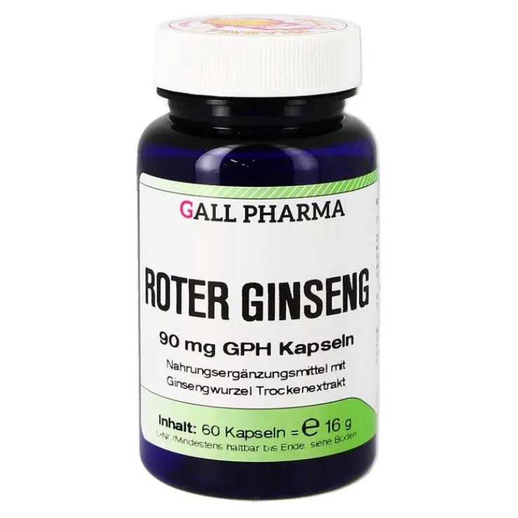 Roter Ginseng 90 mg GPH Kaps, 60 St