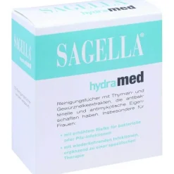 Sagella hydramed Intimwaschlotion Tücher, 10 St
