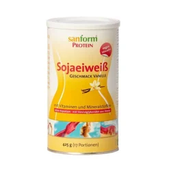 Sanform Protein Sojaeiweiß Vanille Pulver, 425 g