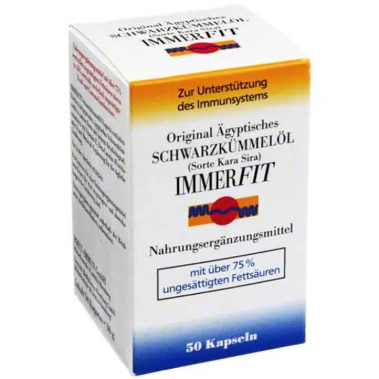 Schwarzkümmelöl Immerfit Kapseln, 50 St
