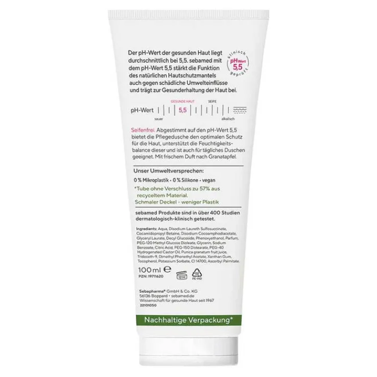 Sebamed Pflegedusche Granatapfel, 100 ml