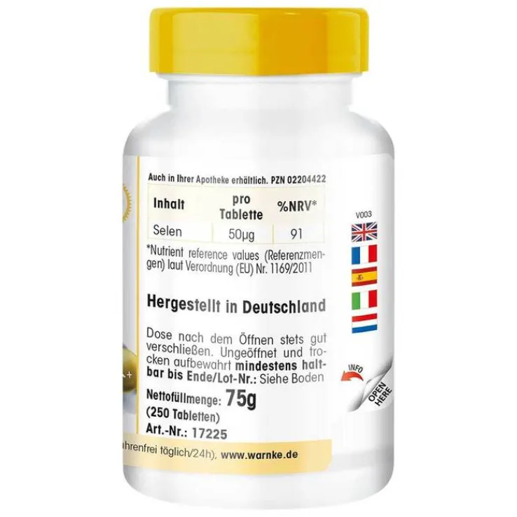 Selen 50 µg Tabletten, 250 St