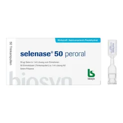 selenase® 50 peroral gebrauchsfertige Trinkampulle, 50X1 ml