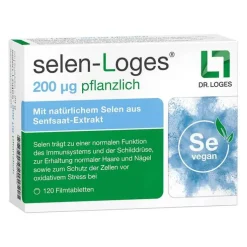 Selen-Loges 200 µg pflanzlich Filmtabletten, 120 St