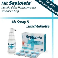 Septolete mit Eukalyptus-Geschmack 3 mg/1 mg Lutschtabletten, 16 St