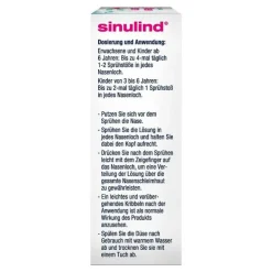 Sinulind Meerwasser Nasenspray + Aloe Vera, 20 ml