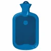 Sänger Gummi Wärmflasche Doppellamelle aus einem Guss blau, 1X2 l