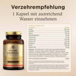 Solgar Vitamin B-Komplex Kapseln, 50 St