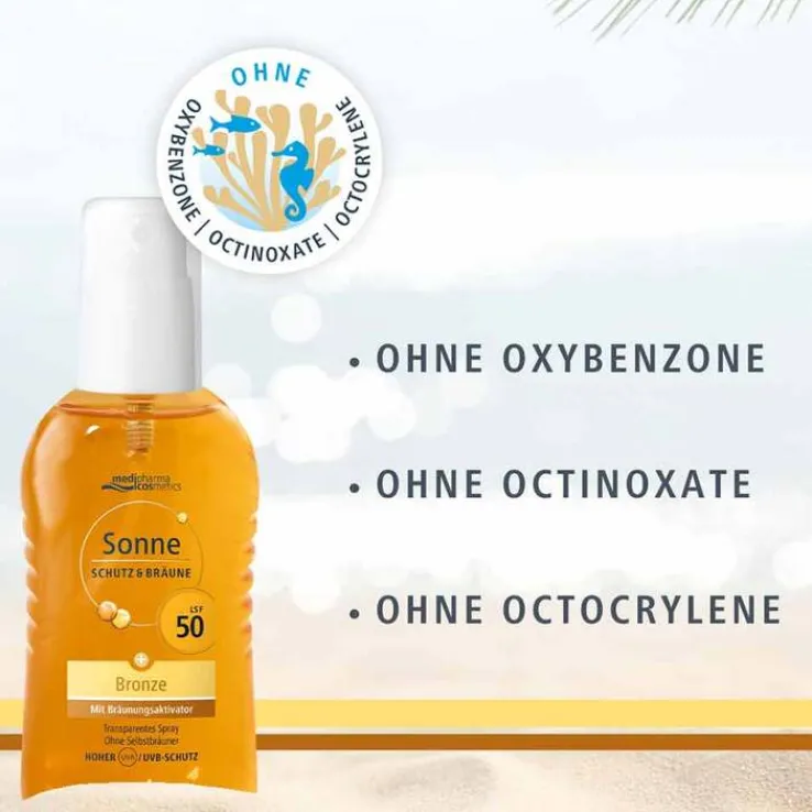 Sonne Schutz & Bräune Pump-Spray bronze LSF 50, 200 ml