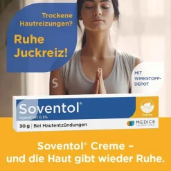 Soventol® HydroCort 0,5% Creme bei akuten Hautentzündungen, 30 g