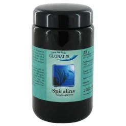 Spirulina 100% reines Pulver Globalis, 200 g