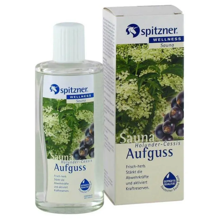 Spitzner Saunaaufguss Holunder Cassis Wellness, 190 ml