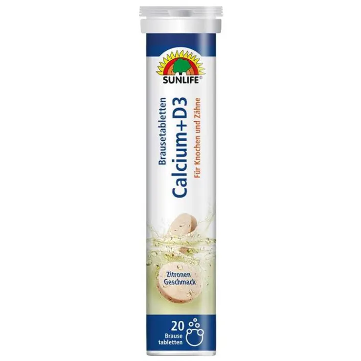 Sunlife Calcium + D3 Brausetabletten, 20 St