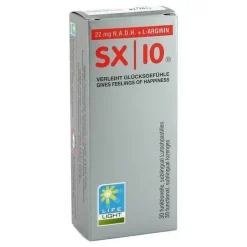 SX10 22 mg N.A.D.H. + L-Arginin Lutschtabletten, 30 St