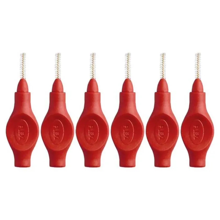 Tandex Flexi Interdentalbürste ruby red PHD0.9 / ISO2, 6X1 St