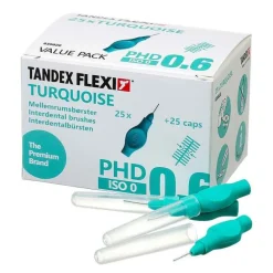 Tandex Flexi Interdentalbürste turquoise PHD0.6 / ISO0, 25X1 St