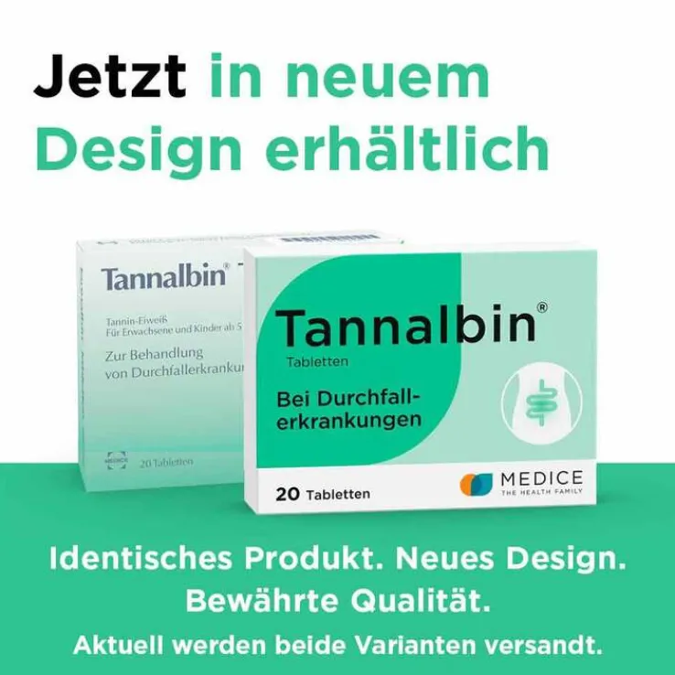 Tannalbin® Tabletten bei Durchfallerkrankungen, 20 St