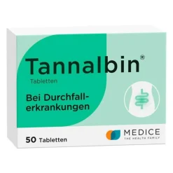 Tannalbin® Tabletten bei Durchfallerkrankungen, 50 St