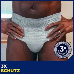 TENA® MEN ACTIVE FIT Pants Normal grau S/M bei Inkontinenz, 4X12 St