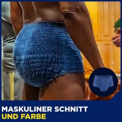 TENA® MEN ACTIVE FIT Plus Pants blau S/M bei Inkontinenz, 12 St