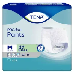 TENA Pants Super M Einweghosen bei Inkontinenz, 12 St