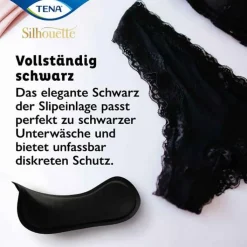 TENA® Silhouette NOIR Mini Einlagen bei Inkontinenz, 6X18 St