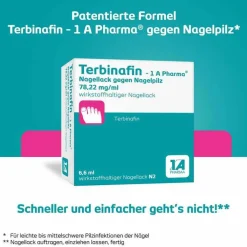 Terbinafin-1A Pharma Nagellack gegen Nagelpilz, 6.6 ml