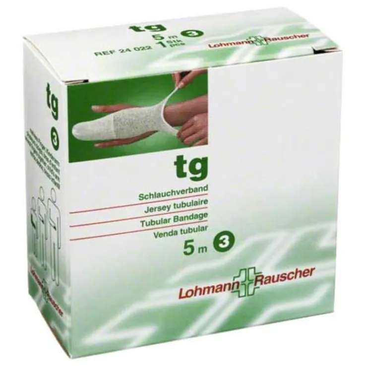 TG Schlauchverband Größe 3 5 m weiß 24022, 1 St
