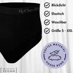 The Support Panty Wochenbett Unterhose M schwarz, 1 St